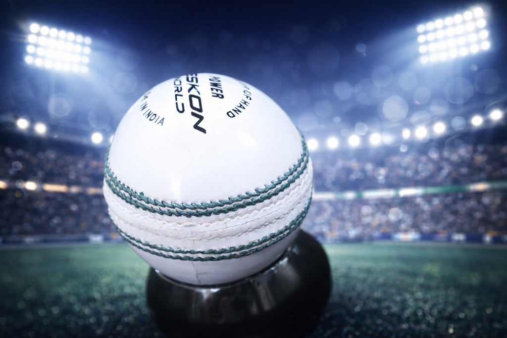 White Cricket Ball (Power) - YesKon World Cricket Leather Ball (Standard, Pack of 1, White)