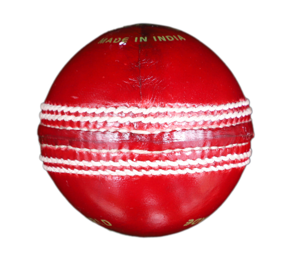 Red Cricket Ball (Power) - YesKon World Cricket Leather Ball (Standard, Pack of 1, Red)